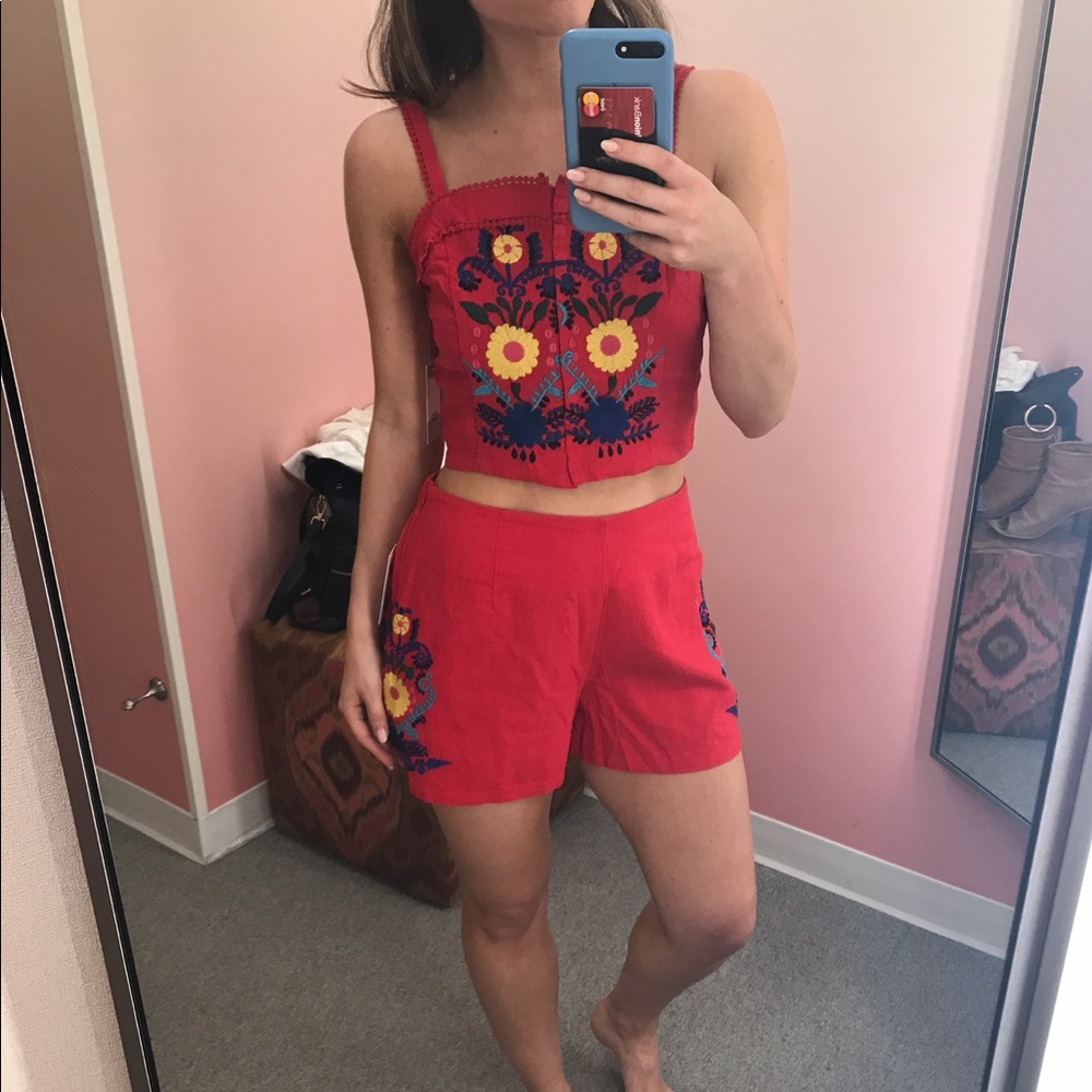BP Nordstrom red 2 piece